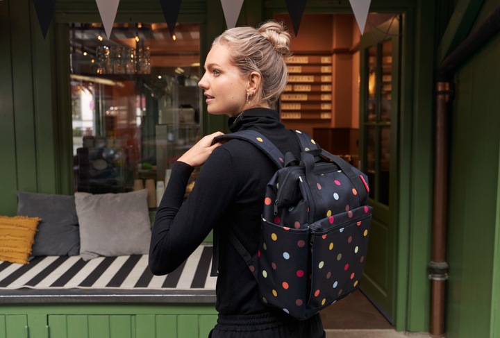 Produktbild reisenthel Rucksack Allday M Dots Mehrfarbig (15 l)
