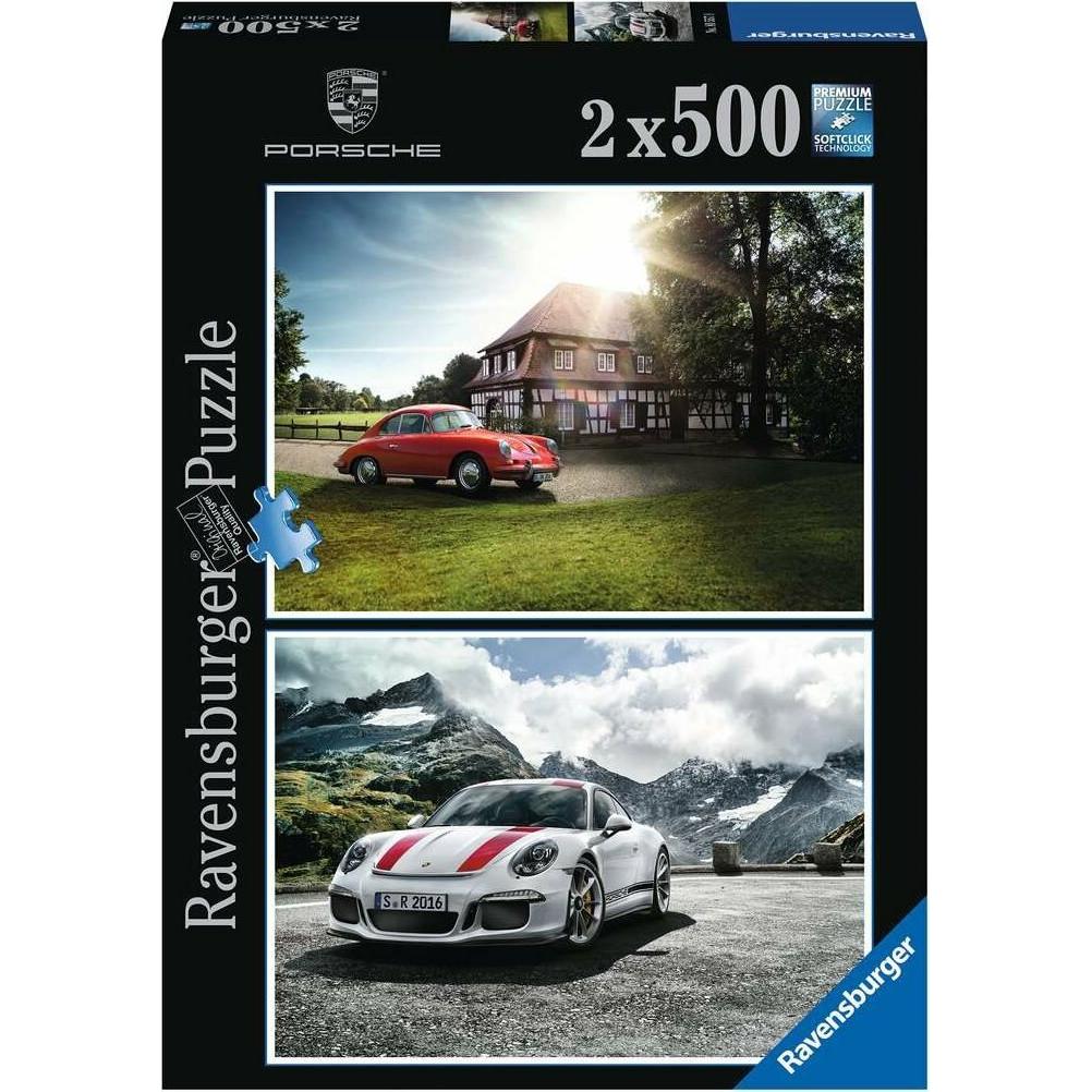 Ravensburger Puzzle Porsche 356 und Porsche 911 2x500 Teile