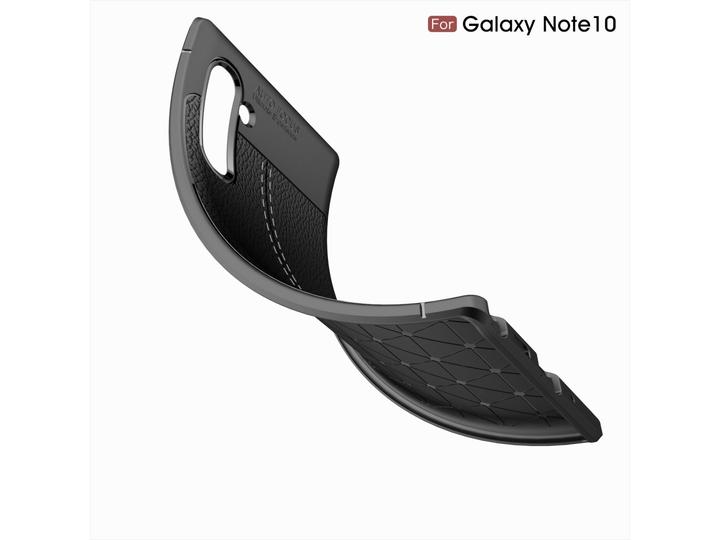 Produktbild Screenguard Samsung Galaxy Note10 Hülle Leather Design TPU Cover (Samsung Galaxy Note 10)