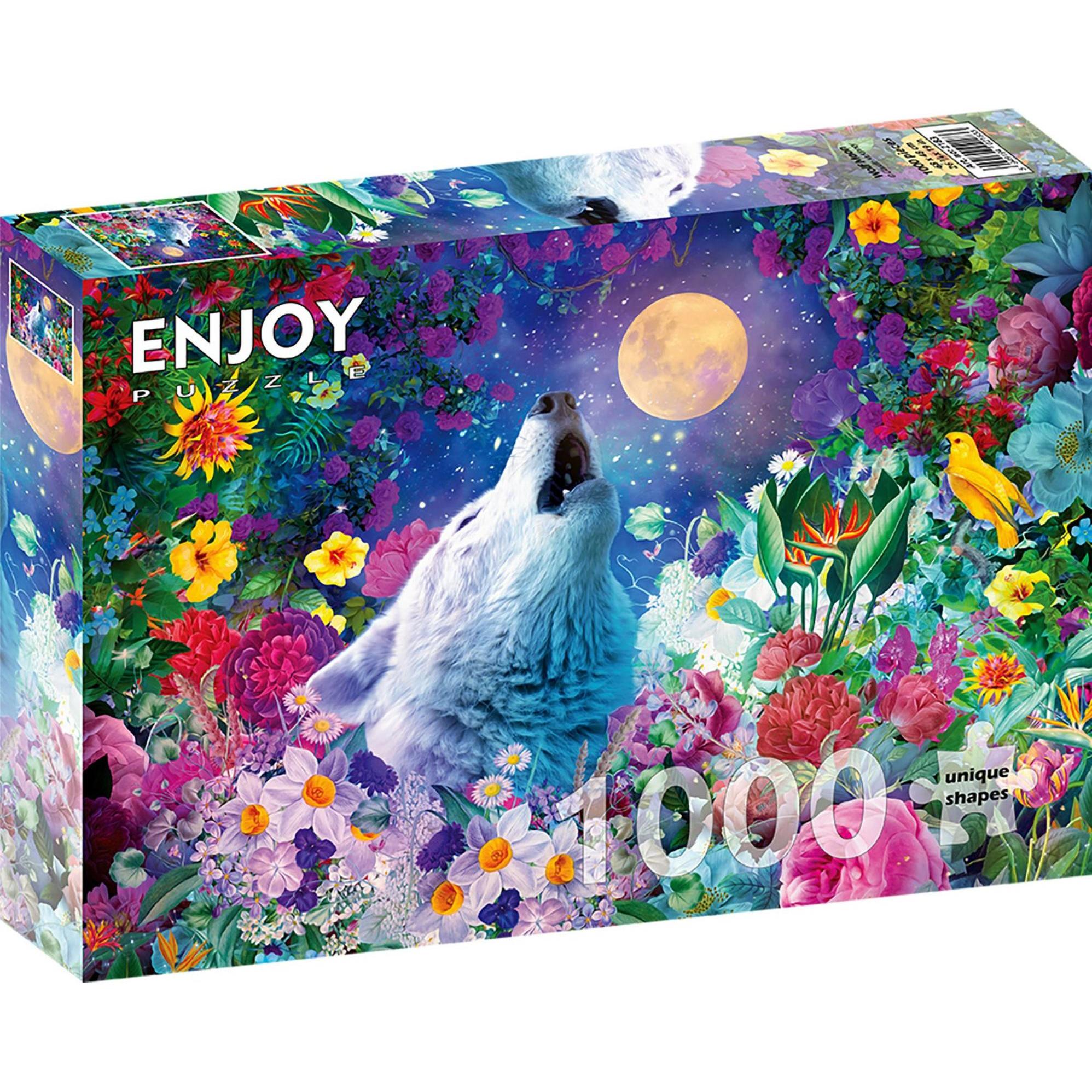 Thumbnail - Enjoy Puzzle Puzzle 1000 Teile - Wolf Moon (1000 Teile)