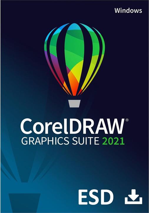 Actual product image Corel Draw Graphics Suite 2021 Full Version, WIN, ML (unlimited)