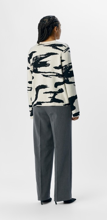 Produktbild Object Gemusterter Pullover (L)