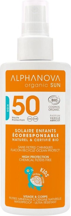 Immagine prodotto Alphanova SUN Spray Kids bio SPF50 senza nanoparticelle (Spray solare, SPF 50, 157 g)