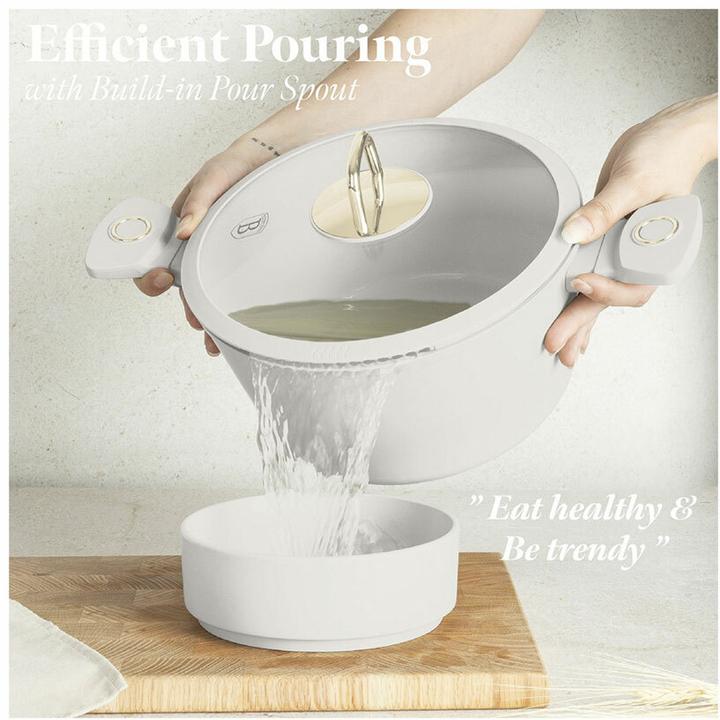 Actual product image BerlingerHaus Sahara Collection (28 cm, Pot, Saucepan, Casserole + Stewpot, Aluminium)