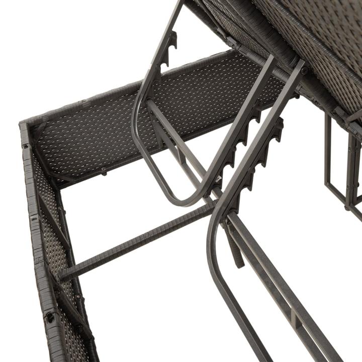 Produktbild vidaXL Doppel-Sonnenliege (164 cm)