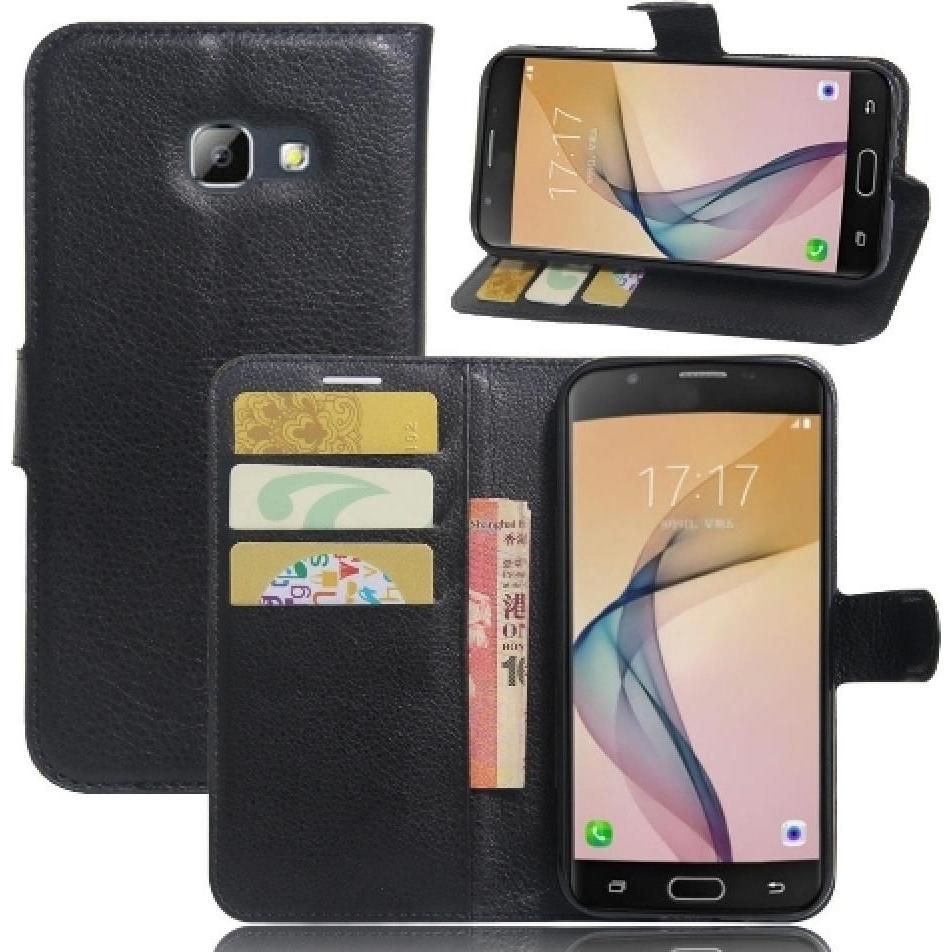 Screenguard Samsung Galaxy A5 2017 Leather Guard Lederhülle (Samsung Galaxy A5 (2017)), Smartphone Hülle, Schwarz