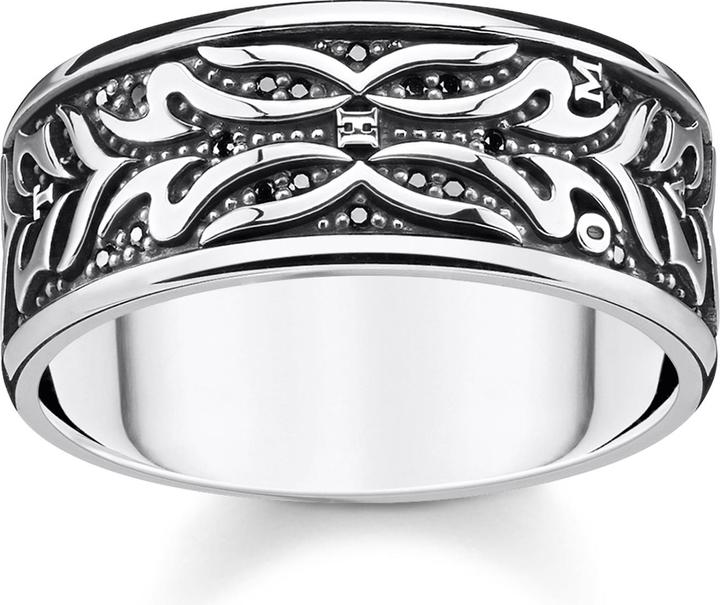 Immagine prodotto Thomas Sabo Anello modello tigre nero (54, 925 Argento)