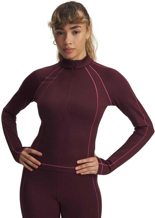 Actual product image Under Armour Womens/Ladies Textured ColdGear Half Zip Base Layer Top (40)