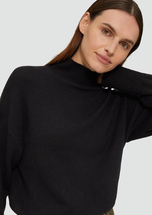Produktbild S.Oliver Strickpullover Strickpullover im Relaxed Fit mit Stehkragen (34)