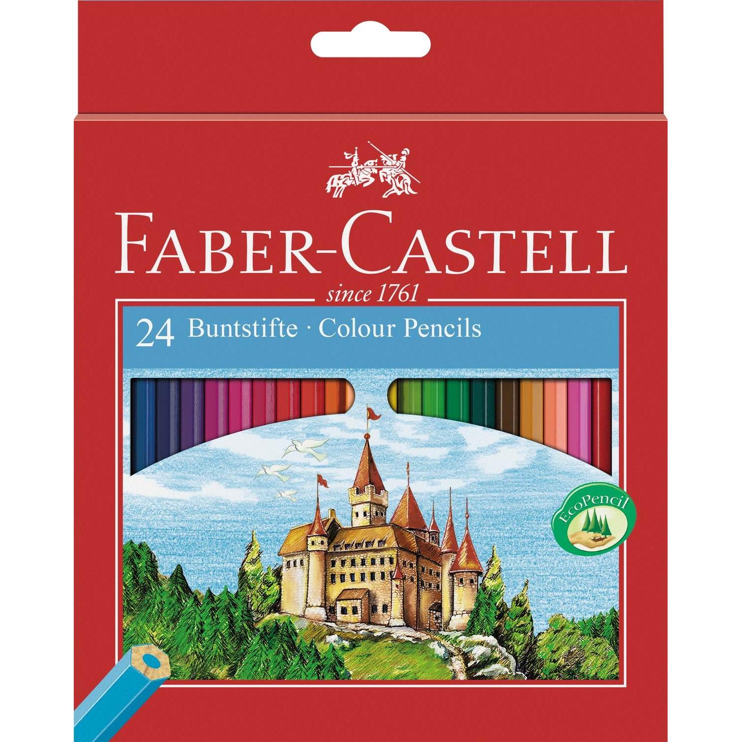 Faber-Castell, Malstifte, Castle Eco (Mehrfarbig, 24 x)