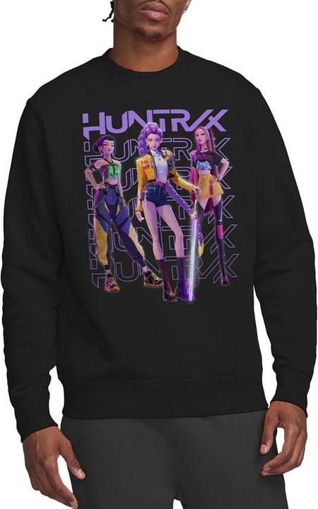 Image du produit K-Pop Demon Hunters - Sweat motif Huntr/X style Photo de groupe - Adulte (M)