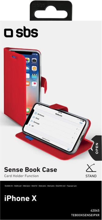 Actual product image SBS Bookcase (Apple iPhone X)