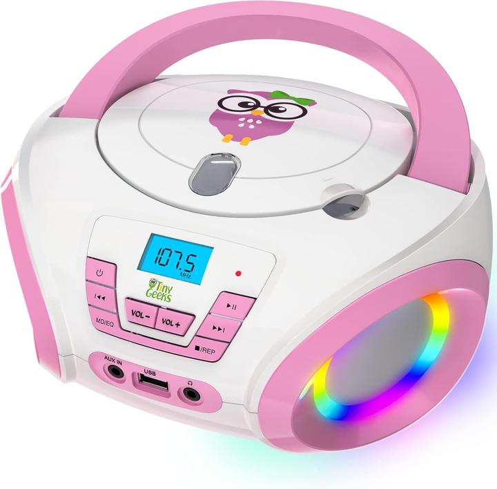 TinyGeeks Tunes CD-Player für Kinder