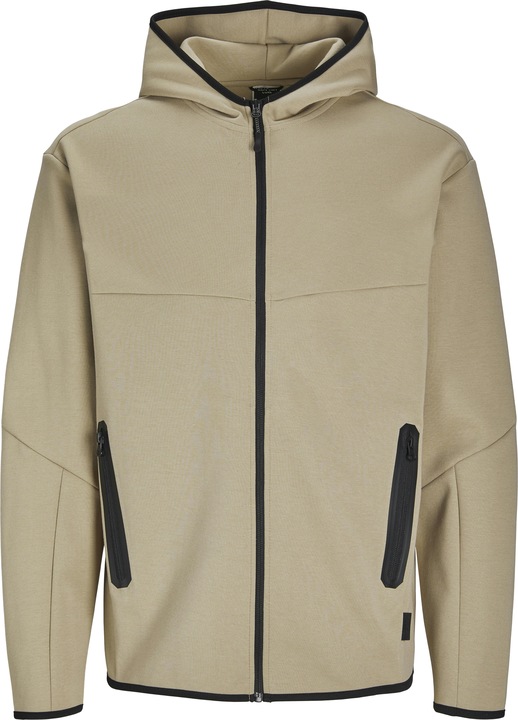 Actual product image Jack & Jones Single-coloured hooded sweatshirt Hooded sweatshirt with zip (M)