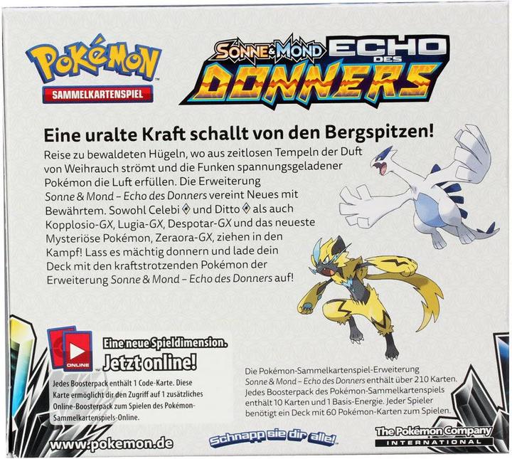 Produktbild Pokémon Sammelkarten Echo des Donners Display