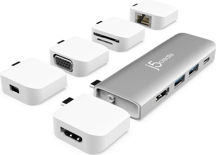 Immagine prodotto j5Create Kit Ultradrive USB-C Multi (USB-C, 9 porte)