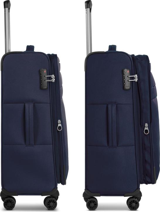 Immagine prodotto Worldpack Carrello Chicago a 4 ruote M 67 cm con piega ad espansione (65 l)