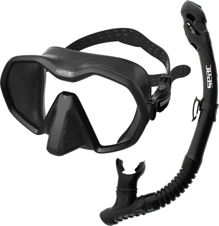 Seac Set Bis Icona + Reverse Dry S/Bl Schwarz