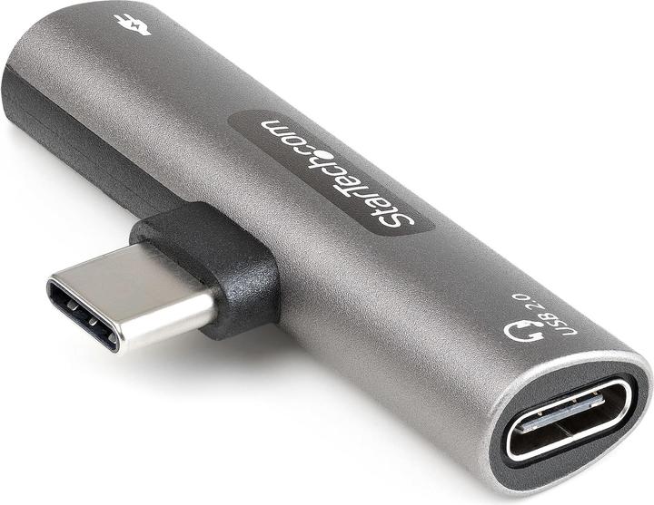 Produktbild StarTech USB-C-Audio- und Ladeadapter - USB-C Audioadapter mit USB-C-Audio-Kopfhörer-/Headset-Anschluss und (Zubehör)