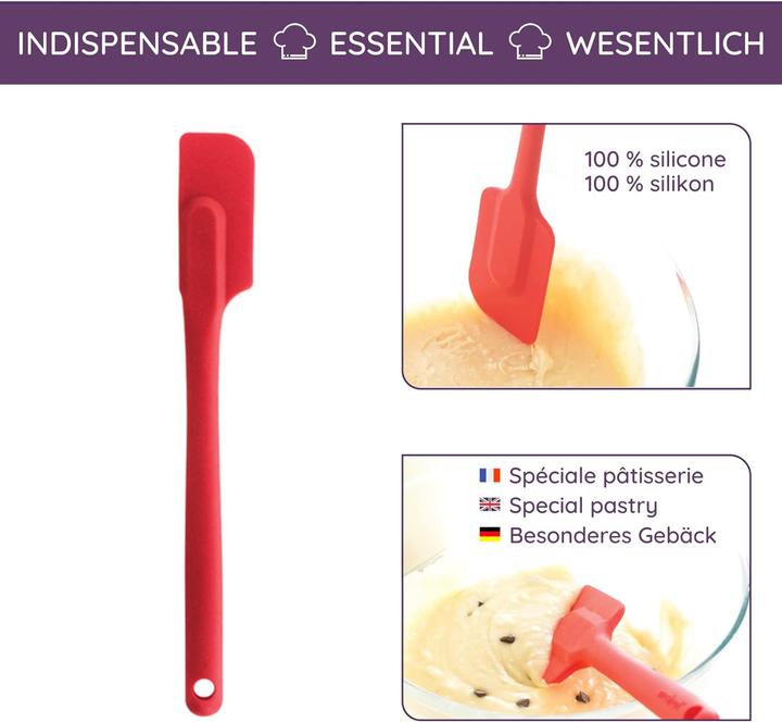 Image du produit Mastrad Spatule Petite silicone Rouge
