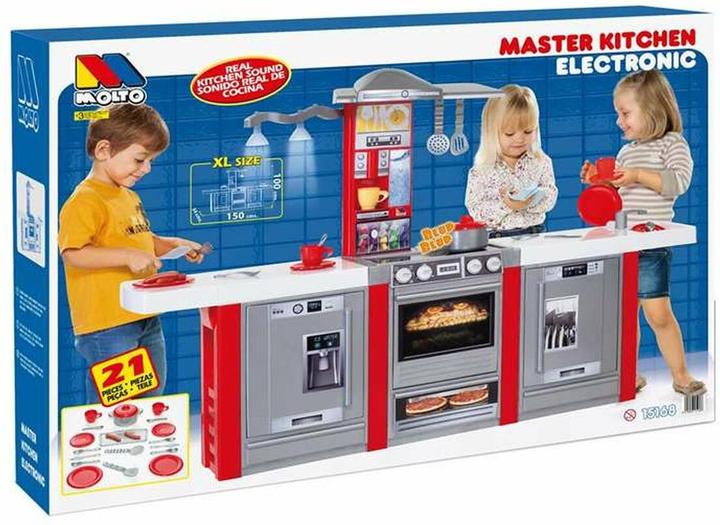 Produktbild Molto Toy kitchen MoltÃ³ Masterkitchen 150 x 34 x 102 cm 15168