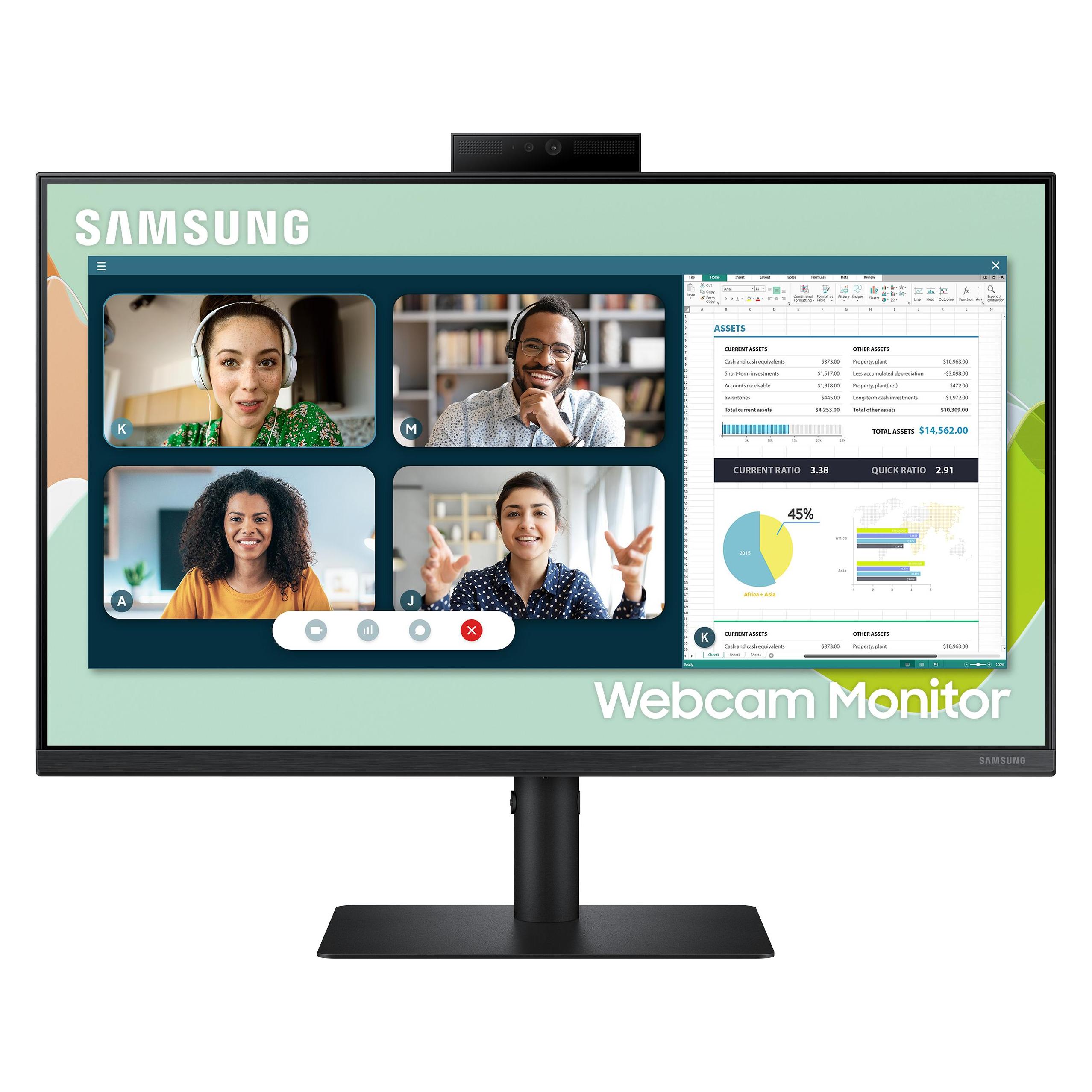 Samsung S24A400VEU (1920 x 1080 Pixel, 24"), Monitor, Schwarz