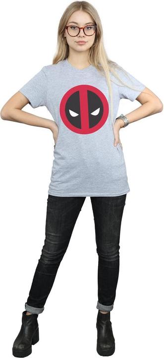 Immagine prodotto Deadpool Large Clean Logo Maglietta Ampia Donna (L)