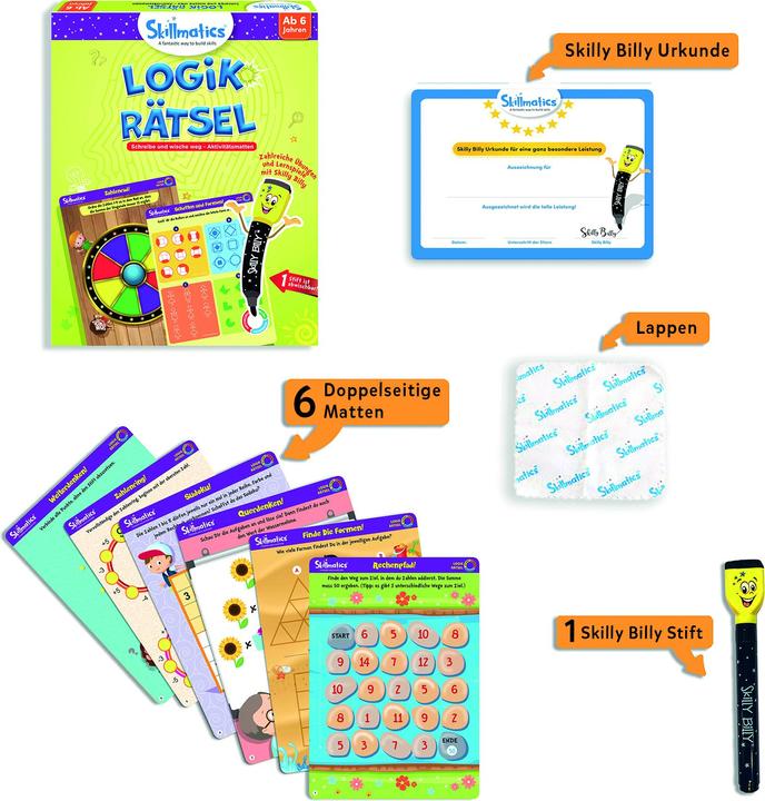 Produktbild Skillmatics Logik Rätsel, d (Deutsch, 1 Spieler)