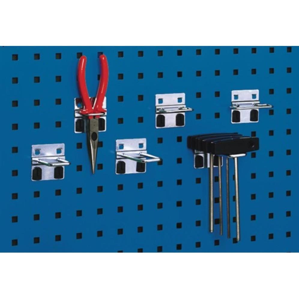 Bott, Werkzeugwand, U Halter B63xT42mm verzinkt passend für Lochplatten