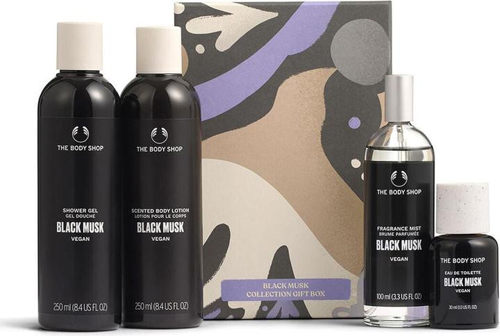 Actual product image The Body Shop Set mit Damenparfüm BLACK MUSK 4 Stücke