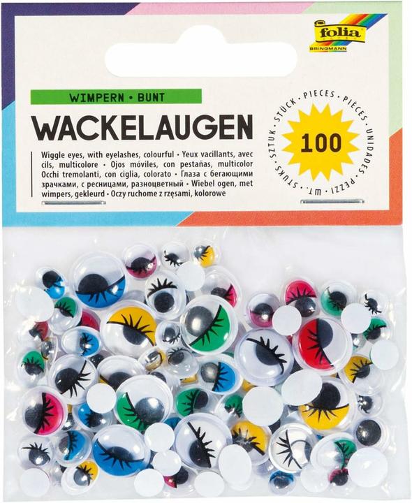 Actual product image Folia Wobbly eyes for gluing on
