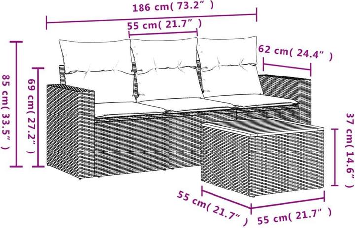 Produktbild vidaXL Whitley