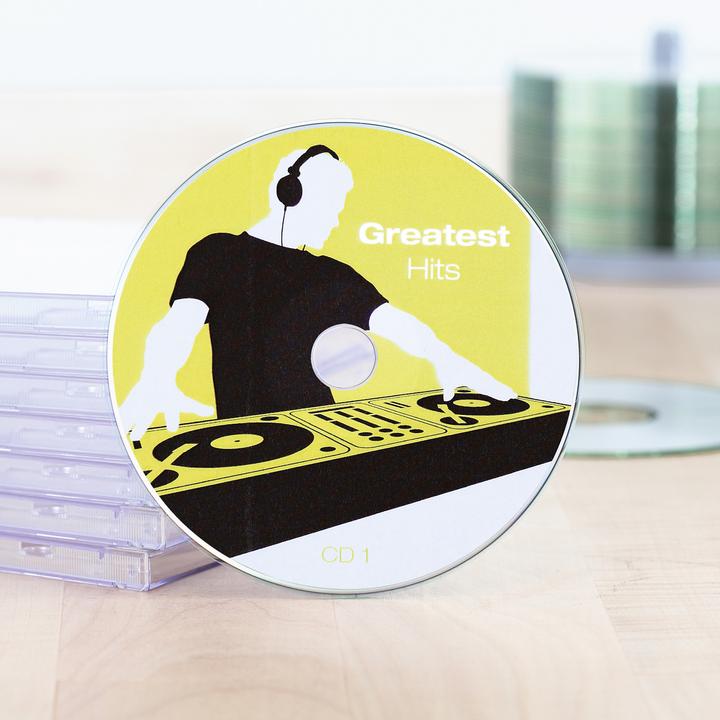 Actual product image HERMA CD labels A4