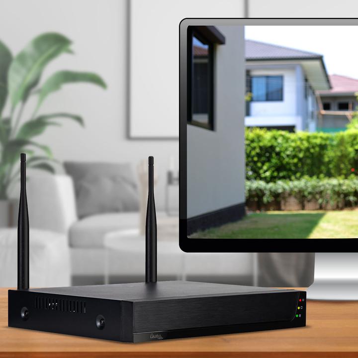 Produktbild Casativo Funk-Überwachungssystem, 8 QHD-Kameras & HDD-Rekorder, App-Fernzugriff (2304 x 1296 Pixels)