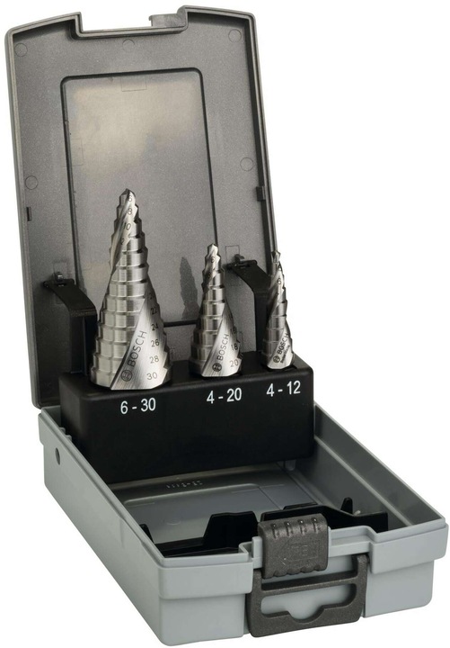 Actual product image Bosch Professional Zubehör HSS step drill set (6 mm, 8 mm, 10 mm)