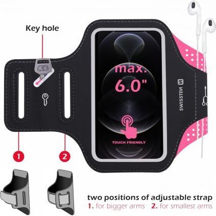 Thumbnail - Swissten SV0155231010, Smartphone Sportarmband, Pink