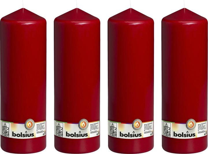 Actual product image Bolsius Set of 4 Pillar Candle (4 pcs.)