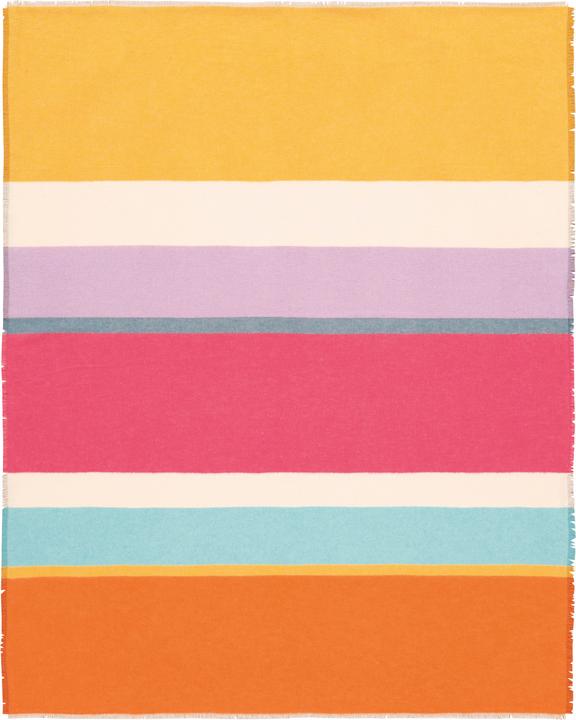 Biederlack Tagesdecke Plaid NIZZA STRIPE (170 x 130 cm)