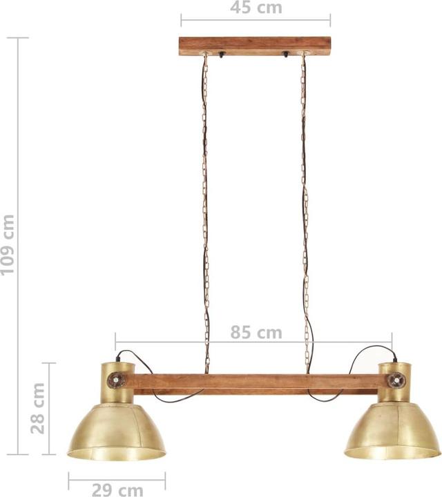 Produktbild vidaXL Deckenleuchte (E27)