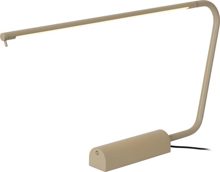 Actual product image Lucide MADISON LED Schreibtischlampe 6,5W dimmbar Steuerbare Lichtfarbe Modern Taupe 44503/06/41 (650 lm)