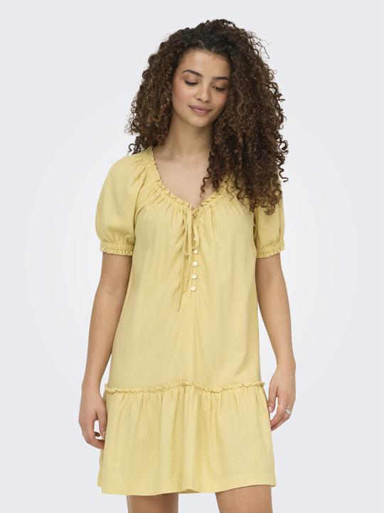 Produktbild Only ONLGOA Leinen Kurzes Kleid Kleid (M)