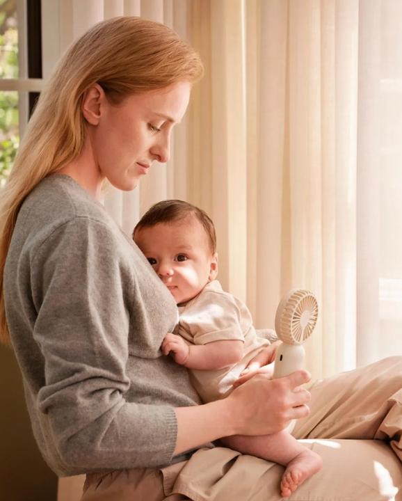 Produktbild Moonboon Miniventilator Cream White