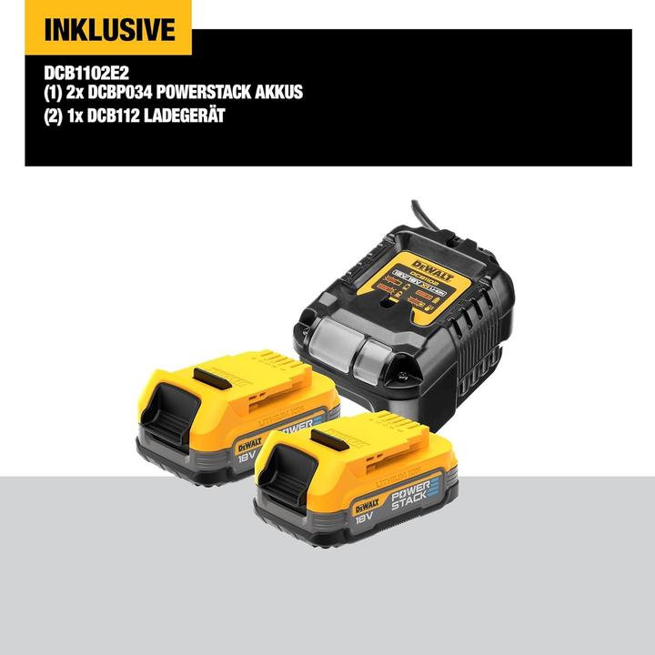 Actual product image DeWalt DCB1102E2-QW (18 V)