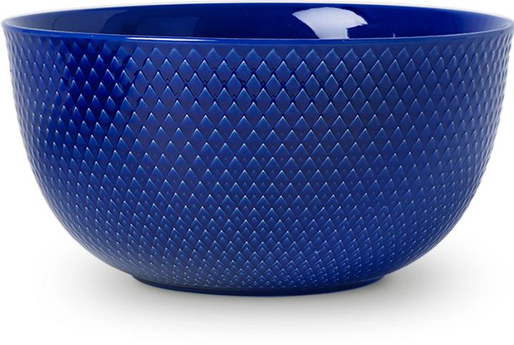 Actual product image Lyngby Rhombe Color Serving Bowl Dia. 22cm - Dark Blue (201915) (22 cm, 2.65 l, 1 x)