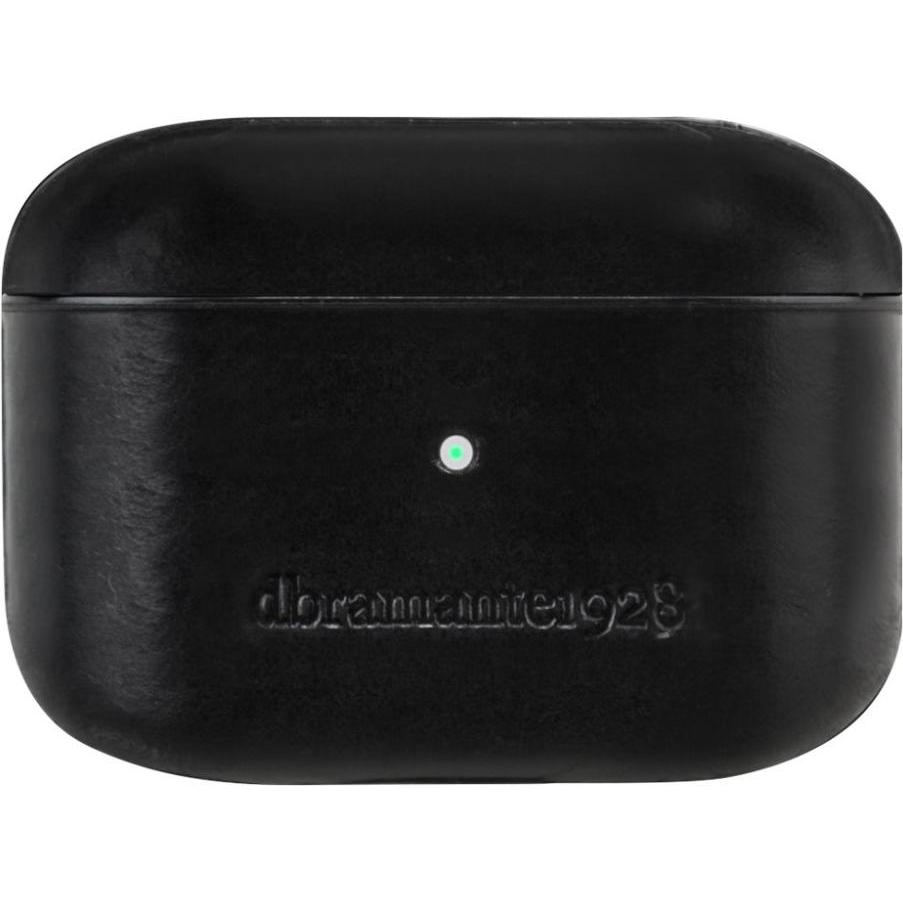 dbramante1928 Copenhagen - Custodia in pelle pieno fiore per AirPods Pro - Nero (Manicotto per cuffie), Borsa per cuffie + Copertura protettiva, Nero