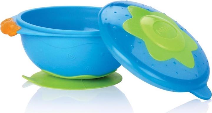 Image du produit Nuby Bol à purée avec couvercle et pied aspirant