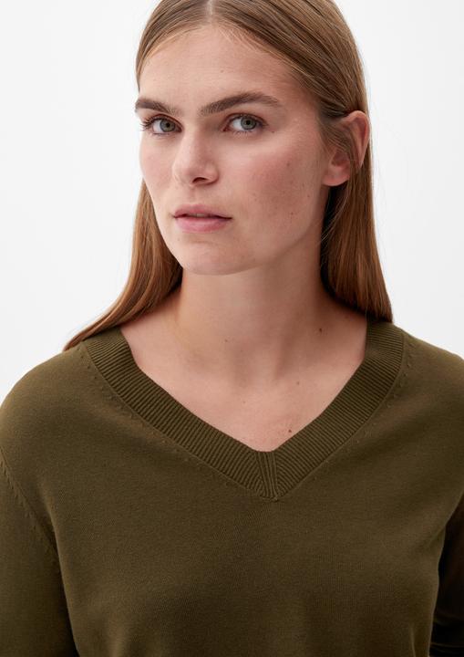 Actual product image s.Oliver Strickpullover Pullover aus Baumwollmix (38)