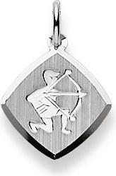 Image du produit Natsumi Schmuck Pendentif signe astrologique Sagittaire en or blanc 18K/750 (Or blanc 750/18 K)