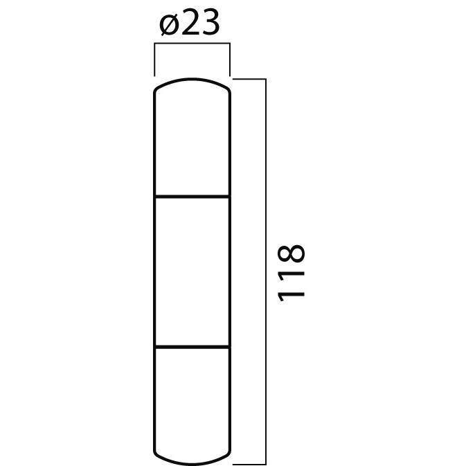 Thumbnail - Anuba, Türbeschlag + Scharnier, Aufsteckhülsen zu Duplex 320