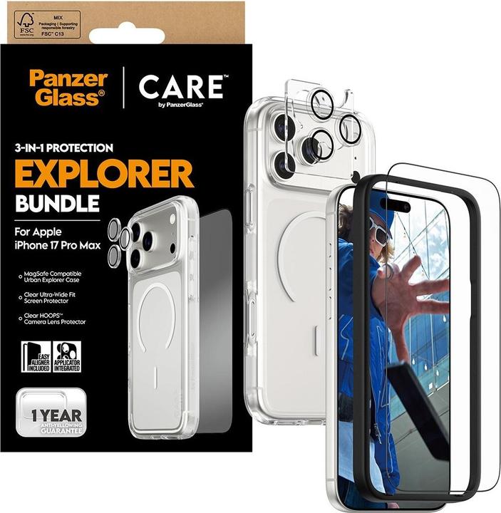 Produktbild PanzerGlass 3-in-1 Explorer Set (Apple iPhone 17 Pro Max)